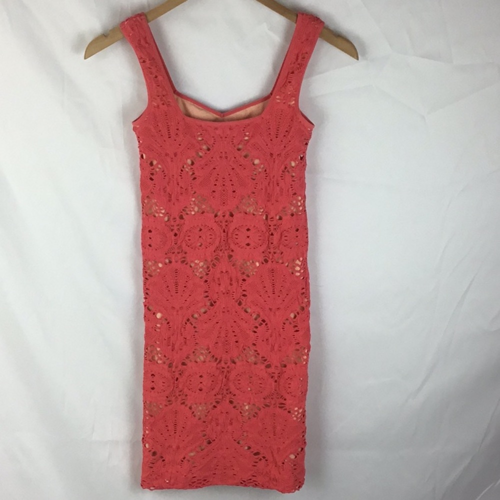 FREE PEOPLE INTIMATELY Pink Spandex Lace Dress - Picture 10 of 12